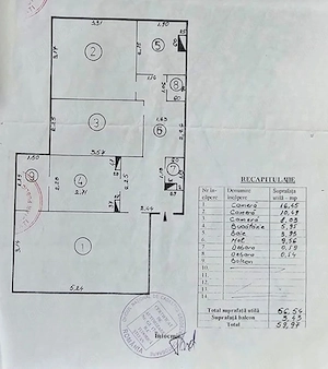 Apartament de vanzare in Galati, Tiglina 3 - 3 camere, 60 mp