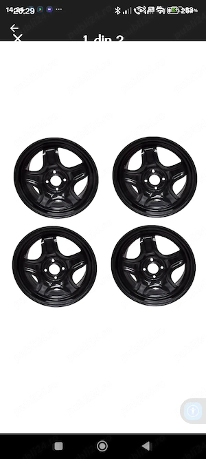 Jante tabla R16 Logan 3  - imagine 2