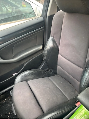 Vând scaune+banchetă recaro semi piele e46 - imagine 3