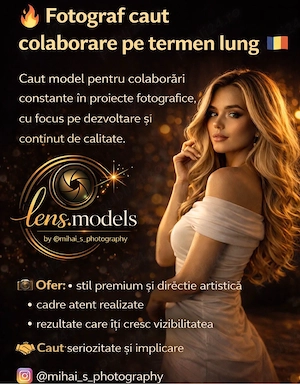  Caut model pentru colaborare