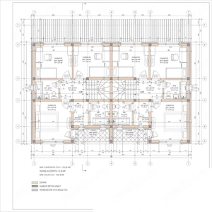 Zona str. Victoriei (str. Crizantemelor) - PROIECT NOU - case tip duplex, P+E, teren 360-442 mp
