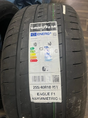 Set Jante Japan Racing JR28 18" 9.5J Concave + 6 Anvelope Goodyear NOI - imagine 3