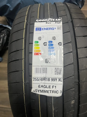 Set Jante Japan Racing JR28 18" 9.5J Concave + 6 Anvelope Goodyear NOI - imagine 2