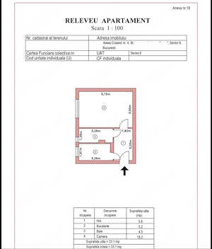 Proprietar vand garsoniera Drumul Taberei | decomandata | 33.1 mp | Metrou Valea Ialomitei - imagine 7