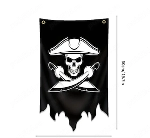 Steag decorativ model Pirat 30  50 