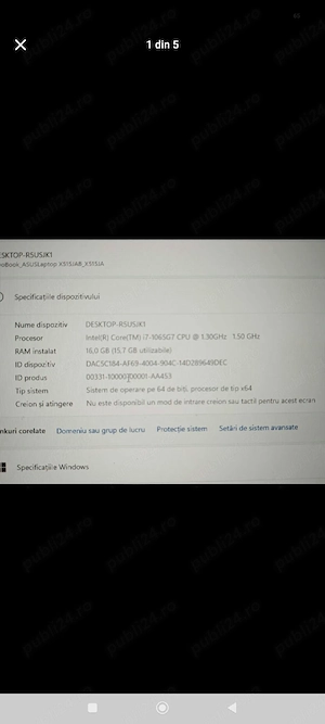 Vand Laptop ASUS  - imagine 3