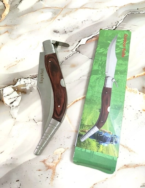 Cutit Vânătoare 52cm Briceag Spaniol Criket , nou in cutie