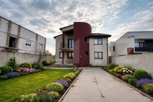 Vilă modernă  P+1 cu design arhitectural unic, 200 mpu, Dudovicești