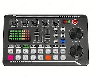 Placa de sunet externa cu efecte de sunet si receiver Bluetooth , Consola DJ 