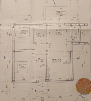 Duplex Mosnita Veche, 2014, parter, 3 camere, mobilat, utilat, despartit de camera tehnica, com=0% - imagine 2