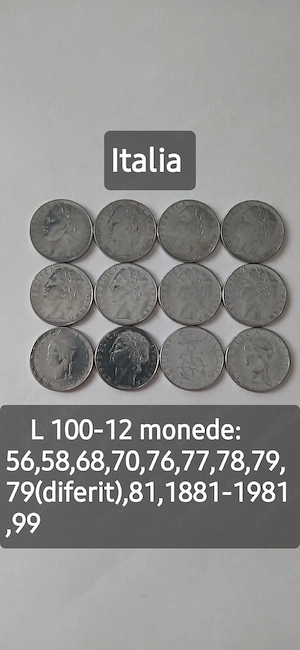 Italia L100-12 monede 