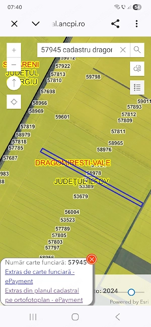 Vânzare teren intravilan, aproape A0