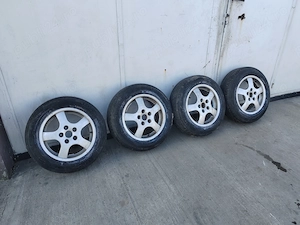 Vând roti complete r15 borbet original 5x112  - imagine 2