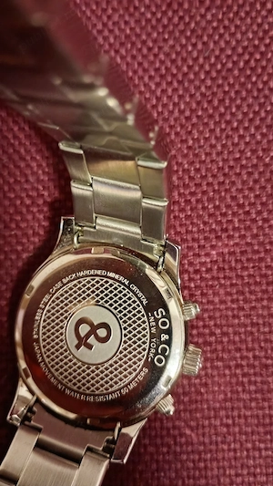 Ceas Nou original SO&CO New York -precizie mare - imagine 4