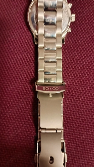 Ceas Nou original SO&CO New York -precizie mare - imagine 3