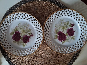  Set 2 farfurii portelan