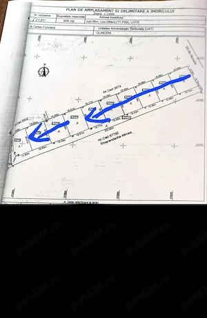 Vând 2 loturi de 500 și 508 mp