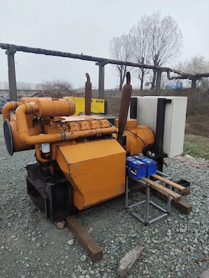 Generator electric industrial 100 kVA - Alternator Stamford - 2450 Ore lucrate - Import Olanda - imagine 2