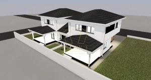 Duplex cu 5 camere, despărțit prin camera tehnica, la asfalt | Mosnita Veche - imagine 6