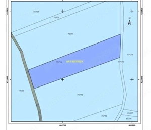 Teren extravilan ,suprafața de 4000 mp (40 ari)zona Motocros Cighir