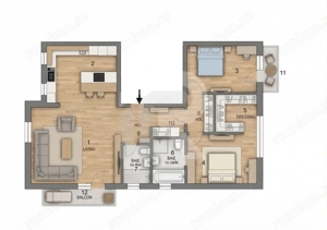 3 camere - 102 mp utili - 2 parcări,  lângă Pădurea Băneasa - Greenfield Blue - imagine 18