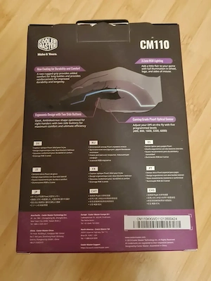Mouse gaming Cooler Master CM110 RGB nou sigilat - imagine 3