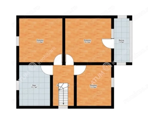 Casa cu 4 camere decomandate si curte libera 180 mp in Selimbar - imagine 8