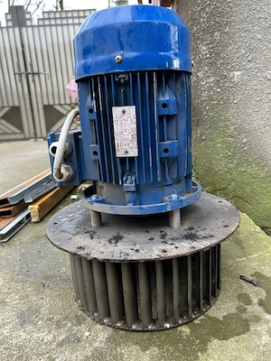 Motor electric Elvem 5.5 kW + turbină aer 2900 RPM