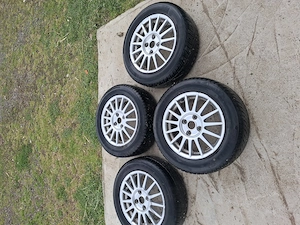 Vând jante de aluminiu cu anvelope mixte - imagine 4