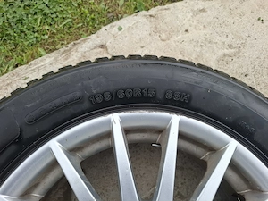 Vând jante de aluminiu cu anvelope mixte - imagine 3
