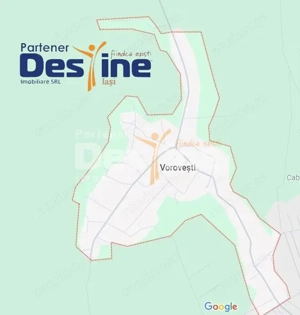 Teren intravilan 1550mp , Vorovesti-Miroslava