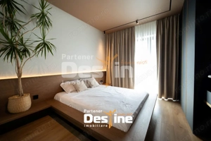 Apartament modern cu 2 camere 65 mp, mobilat si utilat premium - Silk District - imagine 7