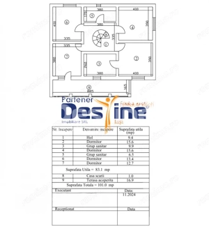 Casă individuală stil grecesc cu 5 camere S+P+1+pod, 200 mp + teren Valea Adanca - imagine 17