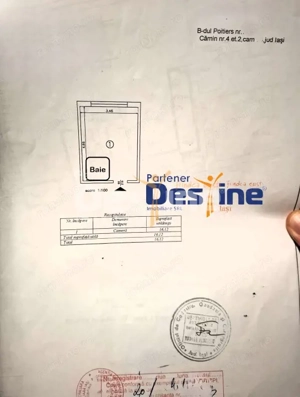 Cameră cămin 16 mp baie proprie mobilat și utilată renovată etaj 2 Frumoasa - imagine 6