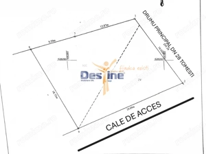 Tomesti,  teren intravilan, 400 mp, la strada asfaltata