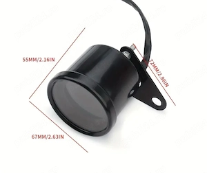 Contor de viteza / ceas bord / kilometraj universal pe tru motocicleta - imagine 4