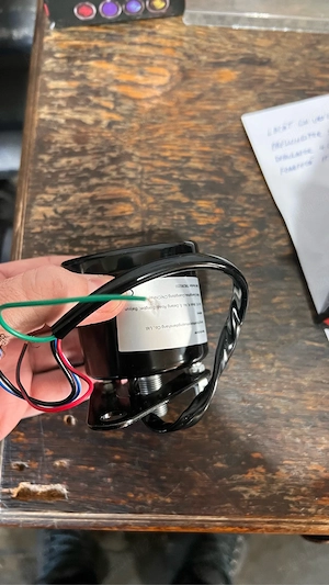 Contor de viteza / ceas bord / kilometraj universal pe tru motocicleta - imagine 3