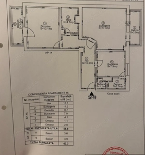 2 Camere - Bucatarie Inchisa - 2 Balcoane - Timocului - imagine 15
