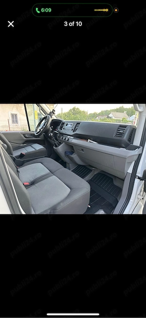 Volkswagen Crafter 2018 2.0 TDI 177 cp prelata 10 europaleti - imagine 5
