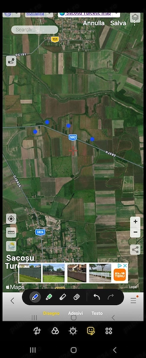 Vand teren extravilian agricol 7.58 ha 