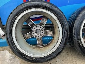 Roti Saab/Opel jante alu si anvelope 225 45 r17 Goodyear vara - imagine 6