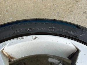 Roti Saab/Opel jante alu si anvelope 225 45 r17 Goodyear vara - imagine 9