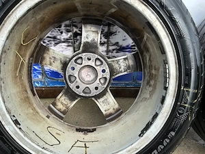 Roti Saab/Opel jante alu si anvelope 225 45 r17 Goodyear vara - imagine 4