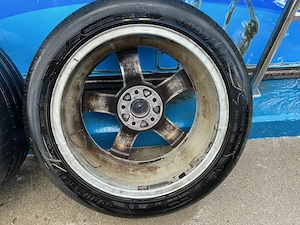Roti Saab/Opel jante alu si anvelope 225 45 r17 Goodyear vara - imagine 7