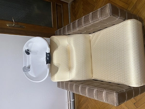 Unitate de spalare+ scaun coafor