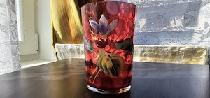 Pahar nou din cristal rubin