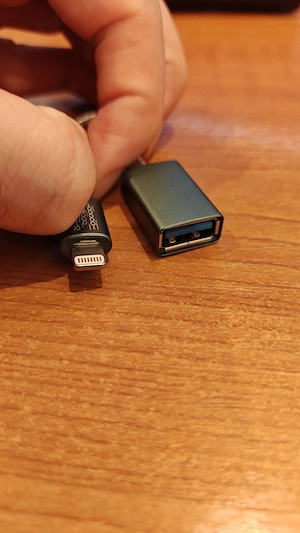 DD HIFI MFI06F - Cablu de date Lightning Male la USB-A Female OTG - imagine 4