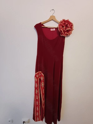 Rochie catifea VirginiaLinul - imagine 2