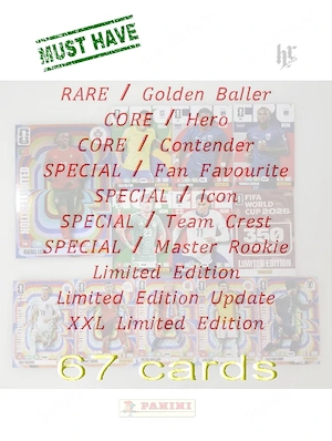 Set cartonase Fifa World Cup 2026 Adrenalyn XL - Panini