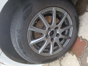 Vînt roți complete W ,jante aliaj cu amvelope de vara 195/65 r 15 - imagine 2
